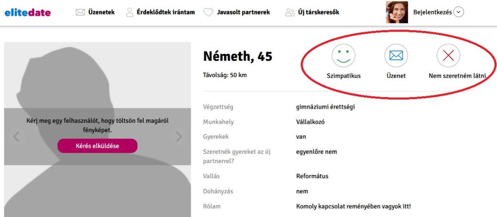 Mit jelentenek az egyes ikonok / funkciók a profiloknál?